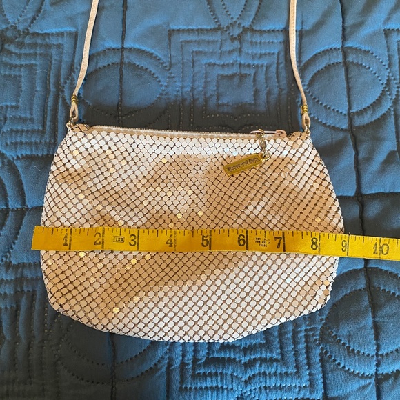 Vintage Pink Whiting and Davis International Mesh shoulder bag - Picture 4 of 9